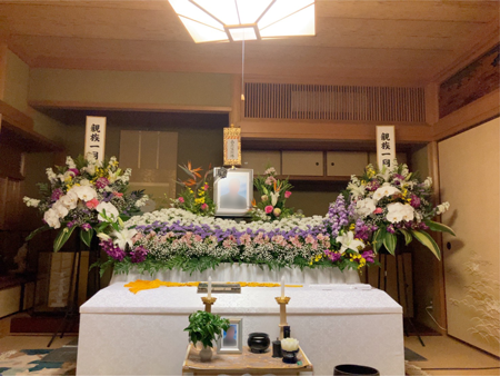 家族葬プラン事例画像